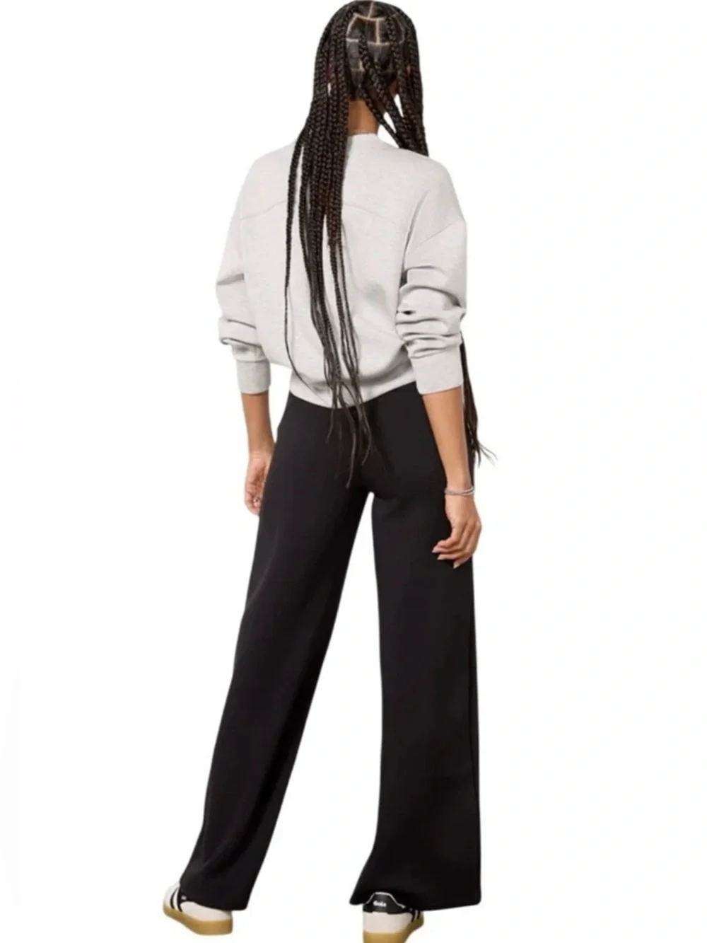 SPANX Black Wide-Leg Drawstring Pants size s/ch/p - Picture 11 of 12
